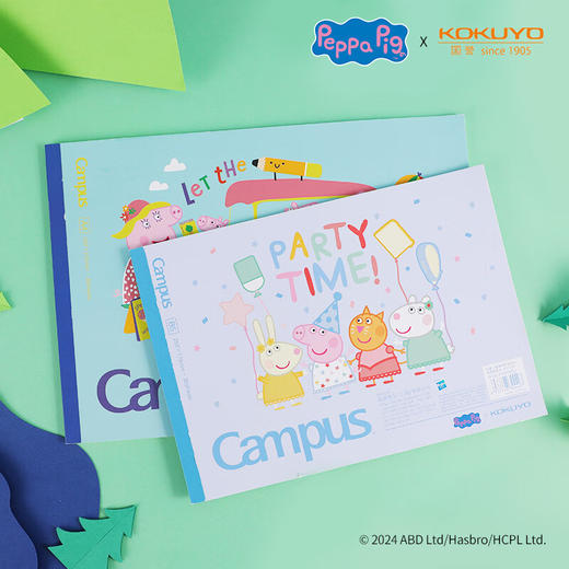 国誉小猪佩奇胶装图画本  A4/B5 30页 商品图1