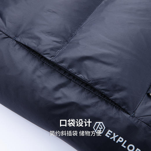 【鸭绒90%】圣得西男锁温立领羽绒背心2025秋冬款不跑绒简约外套 商品图8