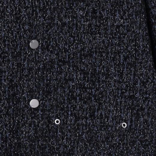 5592SDSA男士秋冬新款痞帅男装轻奢小香风纽扣翻领长袖衬衫百搭时尚 商品图3