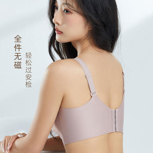 ZYQ-622  高档内衣薄款透气蕾丝性感美胸调整型纸片杯舒适收副乳无侧骨文胸（单件） 商品图3