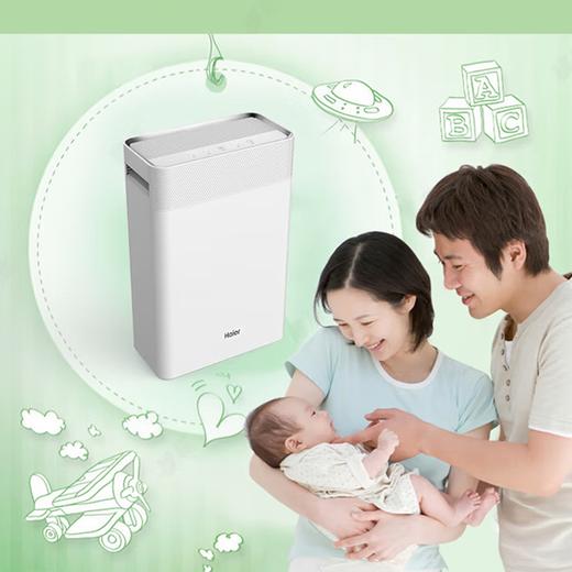 海尔（Haier）空气净化器 母婴家用 高效HEPA滤网 负离子杀菌 除甲醛 除异味PM2.5 静音无噪 商品图1