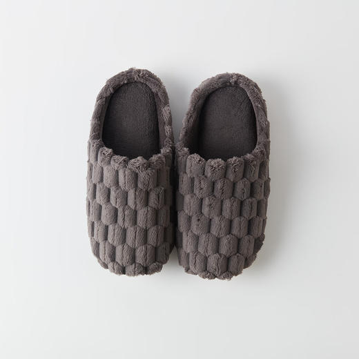  秋冬室内保暖拖鞋男女通用 方形格 BK2401 商品图8