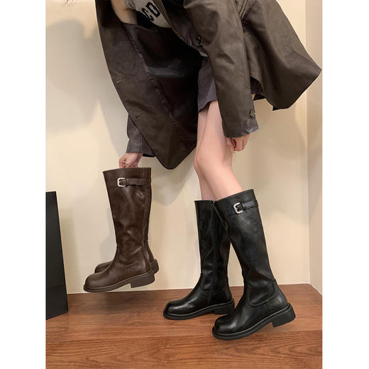 GZ时尚秋冬百搭不过膝长靴(LH)(LD)-纪念日百货167043281 商品图0
