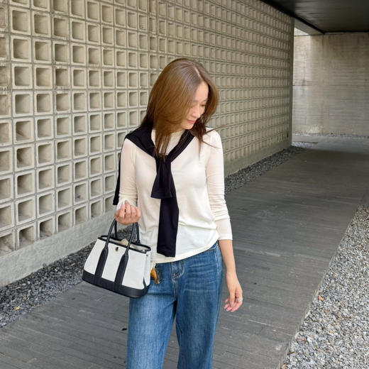 2509401   羊毛 棉 超细腻 长袖tee 打底 叠穿 商品图1