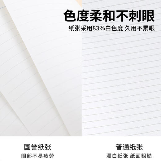 国誉eric Campus无线装订本(2色混装) B5/40页 8mm点线 4本/封 WSG-NB8MB540 商品图2