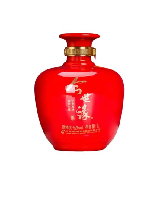 1L 52度今世缘封坛酒（红坛 - 礼盒装） 商品图1