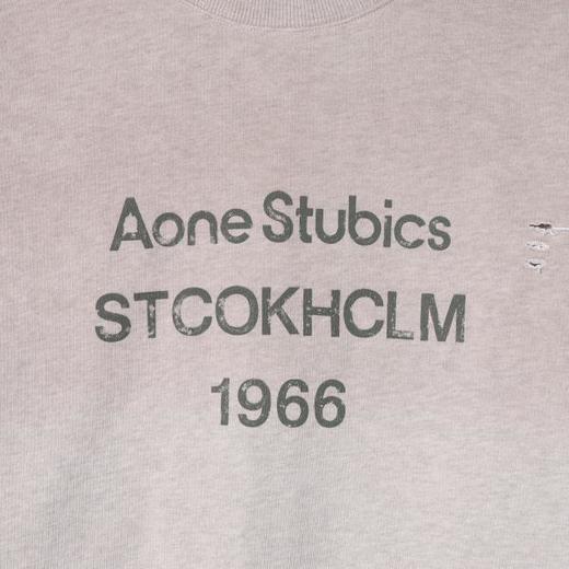 87629SDSA秋冬新款痞帅男装美式渐变破洞撞色印花字母圆领卫衣百搭宽松 商品图3