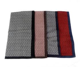 秋冬保暖时尚羊毛男士围巾商务休闲百搭