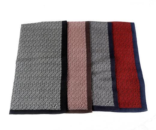 秋冬保暖时尚羊毛男士围巾商务休闲百搭 商品图0