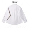 SDSA男士秋冬新款痞帅男装韩版休闲纯色口袋纽扣翻领长袖衬衫百搭 商品缩略图5