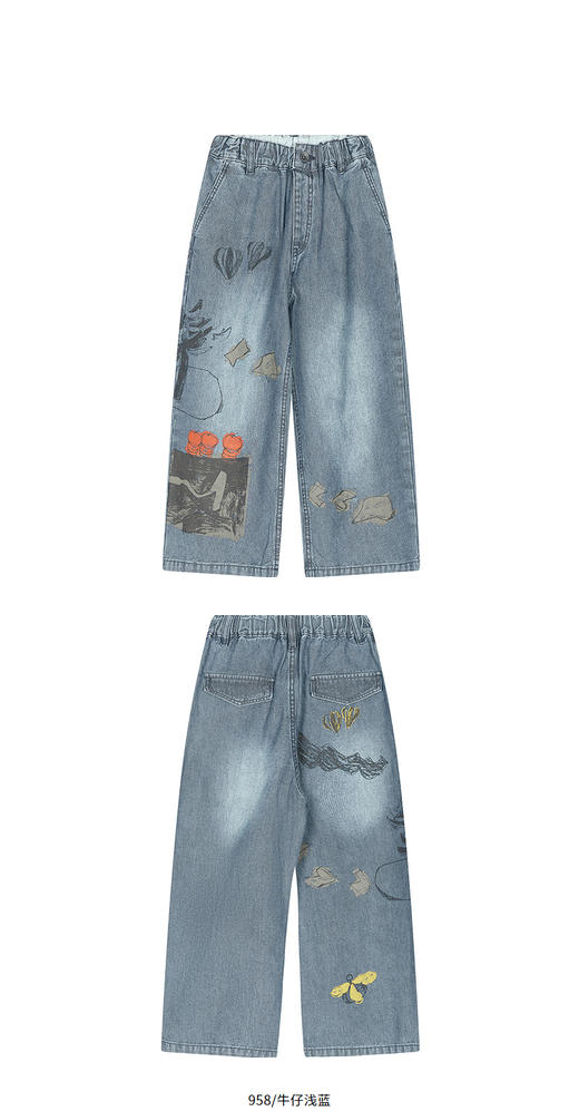 jnby  25年秋款  牛仔长裤 1P9E10610 商品图3