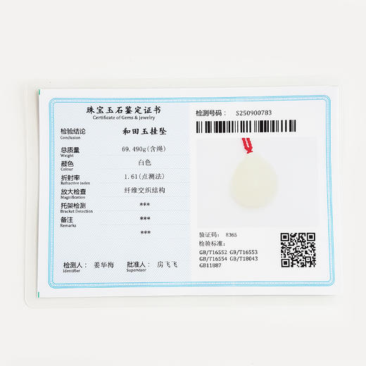 【天然正品】天然无杂裂俄料佛公造型和田玉（平安、吉祥）吊坠项链中性160925NJM05现售价：880特价 商品图3