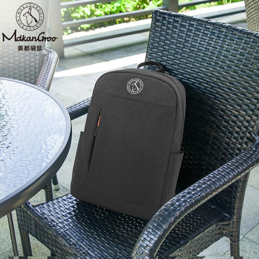 美都袋鼠（MDKANGROO）双肩包15.6英寸电脑包男女大学生潮流书包商务运动背包轻便大容量 商品图4