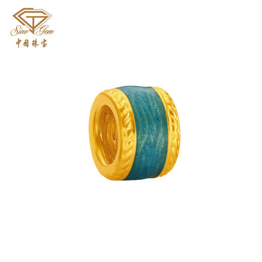 马年生肖黄金转运珠 马长长足金本命年吉祥物手串手绳 商品图7