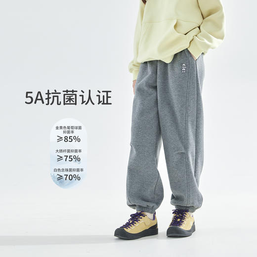 cicochild25年冬季新款亲子中大女童加绒运动裤抗静电保暖束脚裤 商品图2