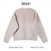 87629SDSA秋冬新款痞帅男装美式渐变破洞撞色印花字母圆领卫衣百搭宽松 商品缩略图5