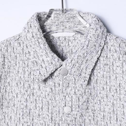 5592SDSA男士秋冬新款痞帅男装轻奢小香风纽扣翻领长袖衬衫百搭时尚 商品图2