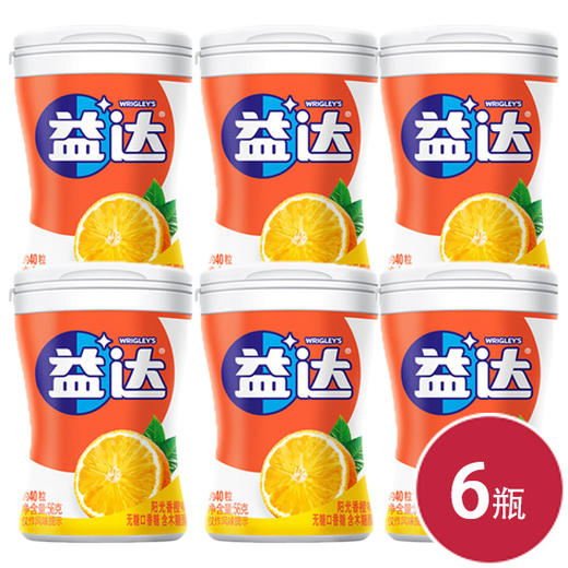 益达阳光香橙40粒 -2024版 56g*6(6923450656860) 商品图0