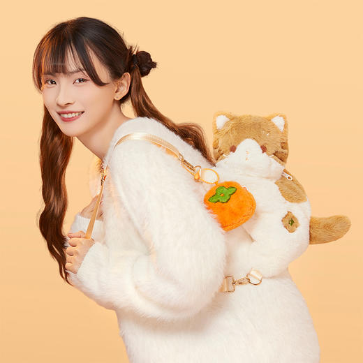 【故宫包袋】柿柿如意猫毛绒包卡通双肩包博物馆文创生日礼物女生 商品图4