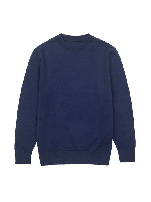 「5色可选」100%超细羊绒16针圆领针织衫 商品图0