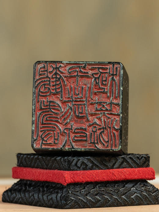 清	吴隐款寿山石诗文印章 商品图4