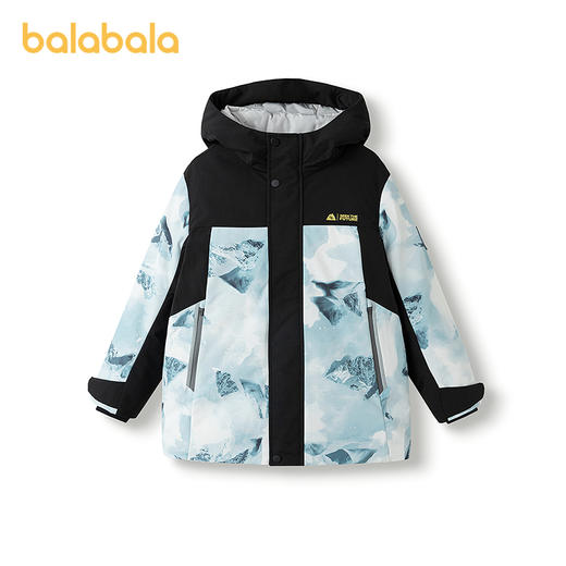 巴拉巴拉儿童羽绒服男童连帽童装2025年冬季新款防护 商品图4