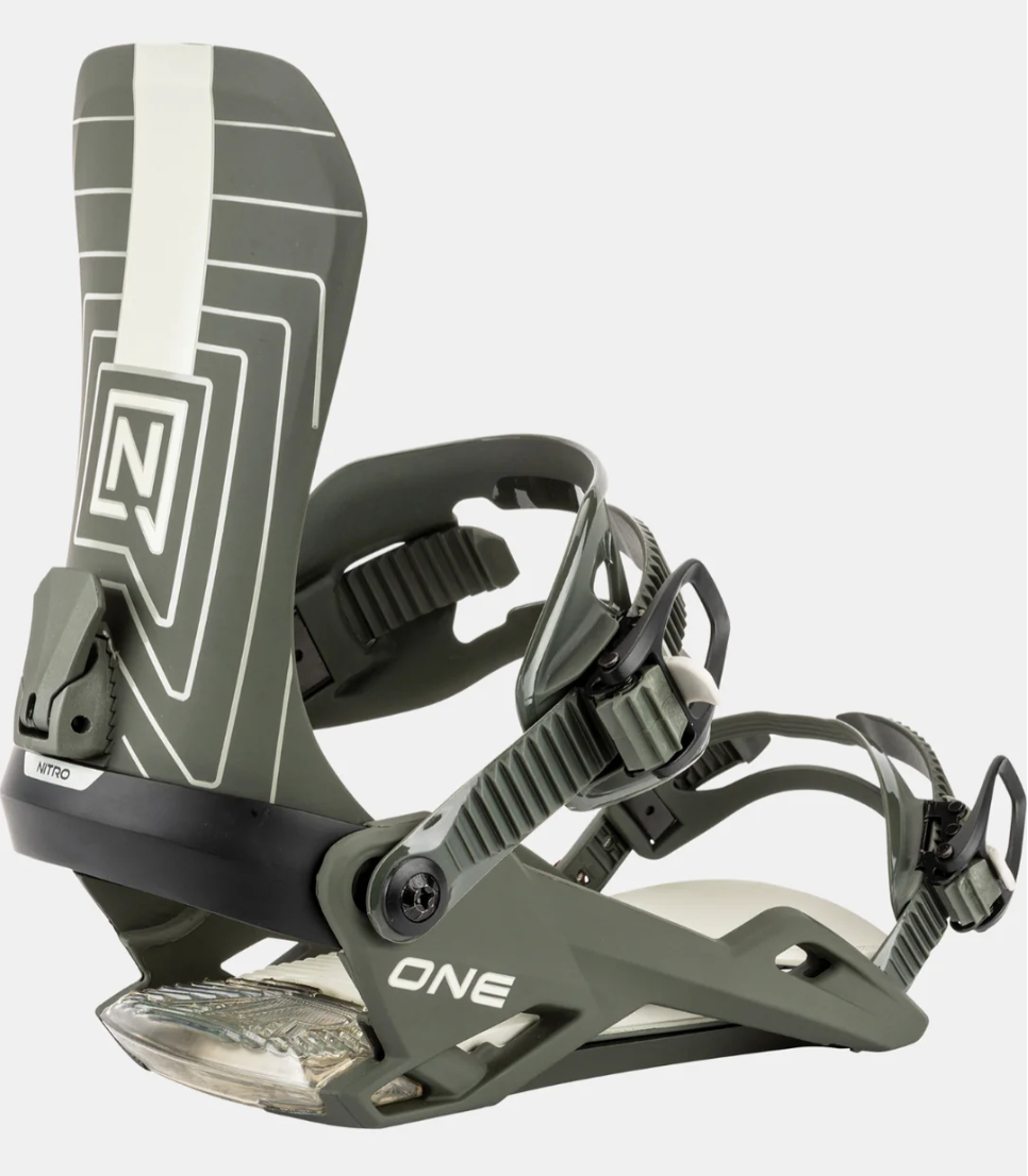 冷山雪具NITRO单板固定器尼卓ONE公园平花全能固定器男2526新款