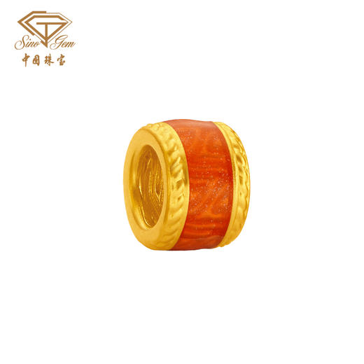 马年生肖黄金转运珠 马长长足金本命年吉祥物手串手绳 商品图6