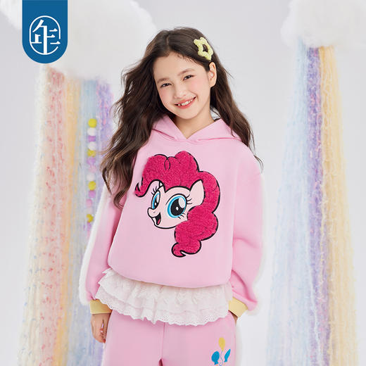 小马宝莉联名年衣童装套装25秋冬新款女童卡通休闲小马宝莉卫衣套装 商品图2