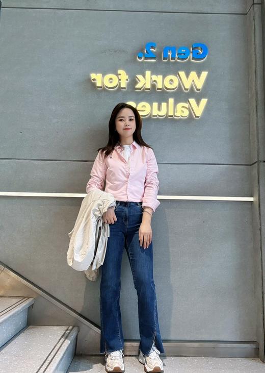 佐丹奴女装25年商场同款标准版型微喇叭牛仔裤05415036 商品图5