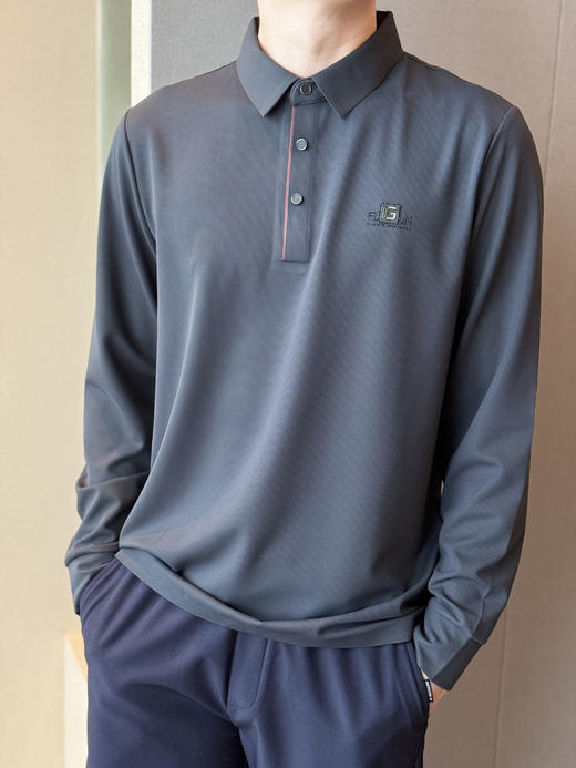 中秋国庆双节同庆‼️赠专柜礼袋『罗蒙男士八色翻领POLO衫』⚠️进口高弹力华夫格面料，垂顺有型！送爸爸送老公❗️商务休闲百搭，活力不失格调～  🔺吊牌价699 ！开团仅💰59.9❗️ 商品图12