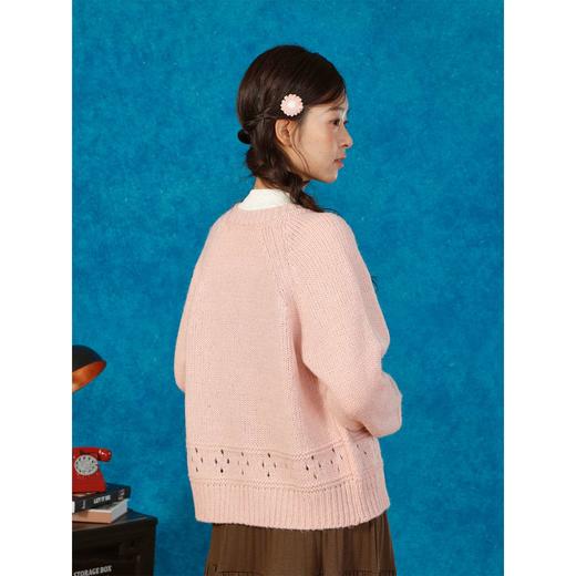 温柔甜美镂空钩花毛衣-纪念日百货门店同款165496083 商品图2