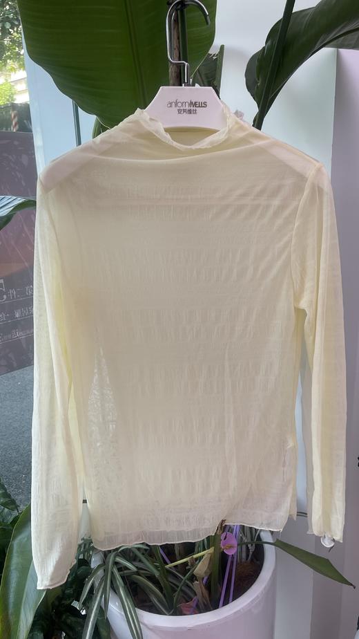 透网纱时尚上衣高弹内穿外搭16683125-26 商品图2