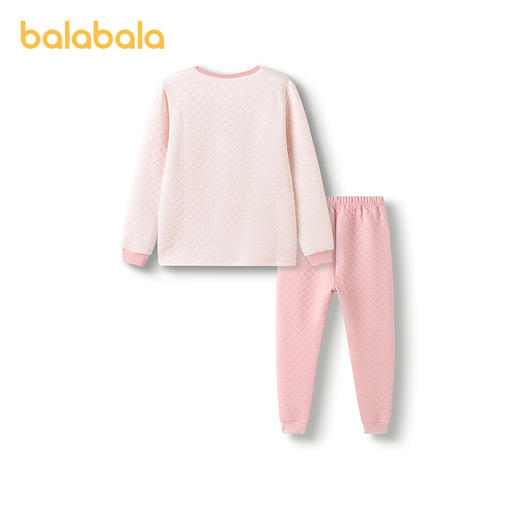 巴拉巴拉女童内衣套装儿童2件套新款2025冬夹棉保暖 商品图2
