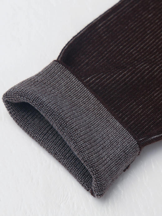 复古方领针织衫女 秋冬内搭长袖上衣 修身显瘦短款打底衫 商品图3