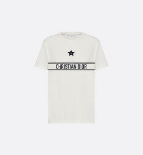 DR-T 星星刺绣白T恤