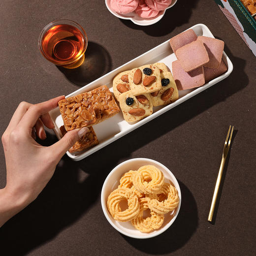 【唐风曲奇礼盒】皇家尚食局高端黄油曲奇饼干礼盒新年送女友圣诞节礼物零食大礼包 商品图4