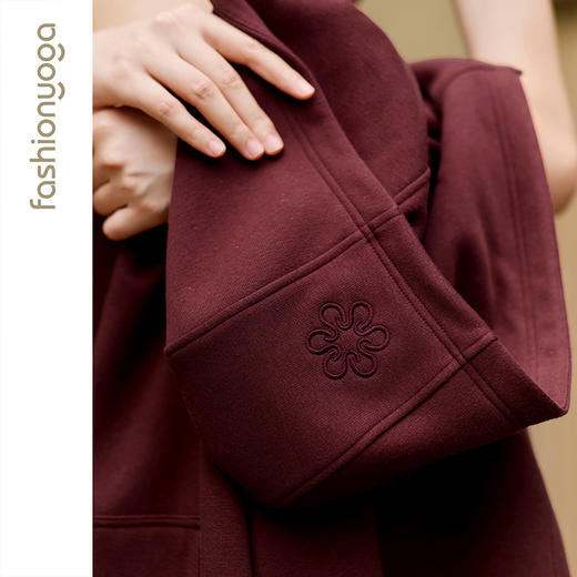 凡圣瑜伽宽松连帽拉链外套 F15853 商品图11