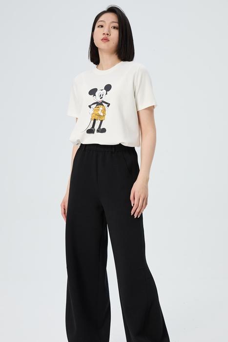 水淼2025秋新品时尚休闲印花T恤1554 商品图1