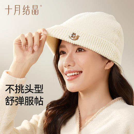 半边绒月子帽产后用品帽子女亲子帽保暖坐月子纯棉秋冬季 商品图1