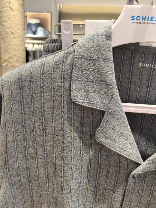 【梭织全棉款】SCHIESSER德国舒雅男士100%棉梭织磨毛双面布中型厚度开衫套装  39/26781H 商品图4