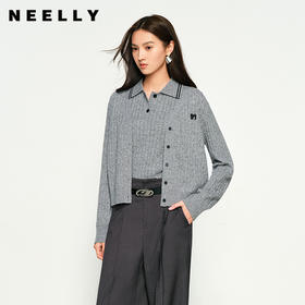 NEELLY纳俪商场同款秋季新款舒适针织打底两件套女修身显瘦毛衣N25094A04620