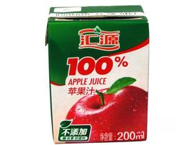 汇源200ml 100%苹果汁