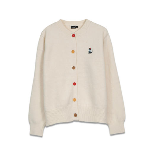 彩扣拼接刺绣针织开衫纪念日百货门店同款164702228 商品图4