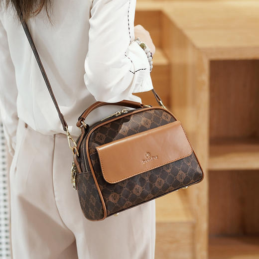 雀说质感小方包网红小包潮时尚女士单肩斜挎包女AL7998 商品图3