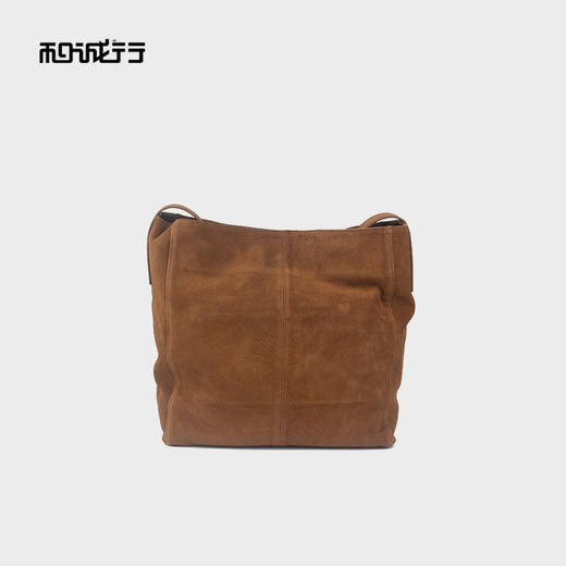 和诚行2025秋冬新款时尚百搭绒面撞色大容量单肩包4420171 商品图4