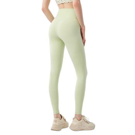 跃牌【海听系列】裸感磨毛高弹瑜伽裤高腰蜜桃提臀跑步运动紧身健身长裤XC97 商品图4