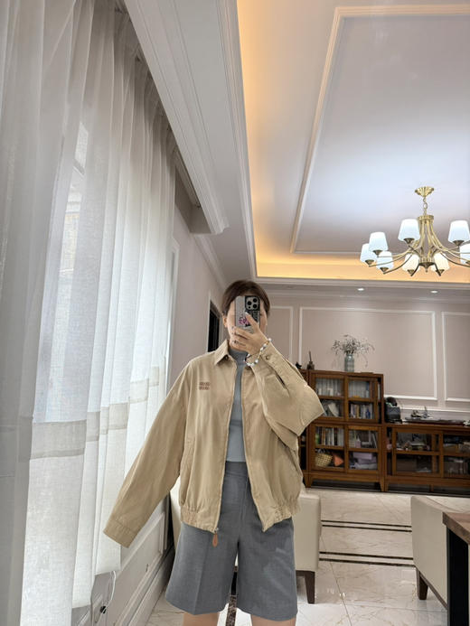 923-5 Miu成衣染牛仔夹克 167/135穿40宽松如图 商品图8