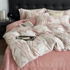 无蓝色【高端5D高奢牛奶绒四件套】高克重‼高密度‼全消光‼柔软‼透气‼  航天级纳米防静电丝，温暖细腻快速升温📈上床不缩脚，软糯糯不掉毛，糯叽叽触感 国家标准，母婴🉑安心可用-RJYL 商品缩略图9