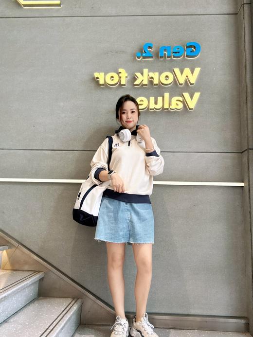 佐丹奴女装25年商场同款拉链翻领卫衣05325621 商品图1